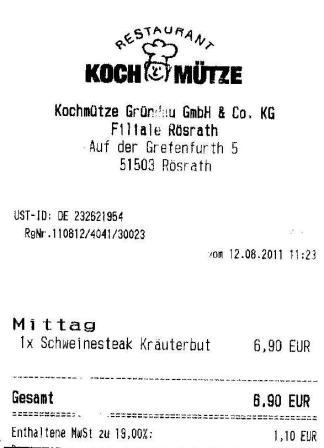 bimh Hffner Kochmtze Restaurant